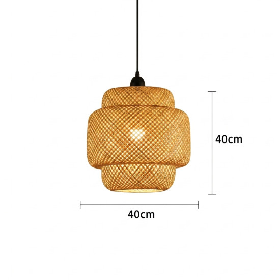 Straw Chandelier Medium